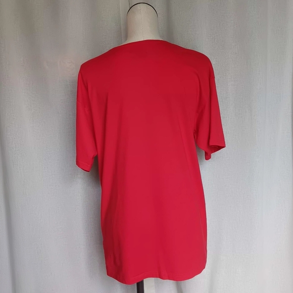 Rare VTG Marimekko Antti Eklund "Hiiri" Red Short Sleeve T-shirt - Picture 5 of 7